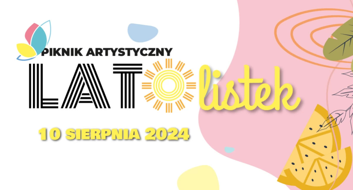 zdjęcie grafiki promującej festiwal LATOlistek w Skierniewicach 
