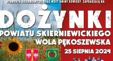 Dożynki Powiatu Skierniewickiego 2024, czyli Wielkie Święto Plonów w Woli Pękoszewskiej